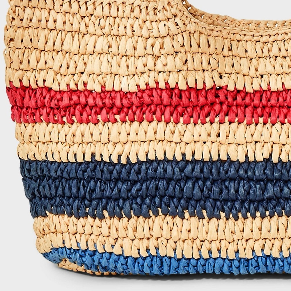 NWT Universal Thread Multicolor Straw Tote Bag - Picture 5 of 5
